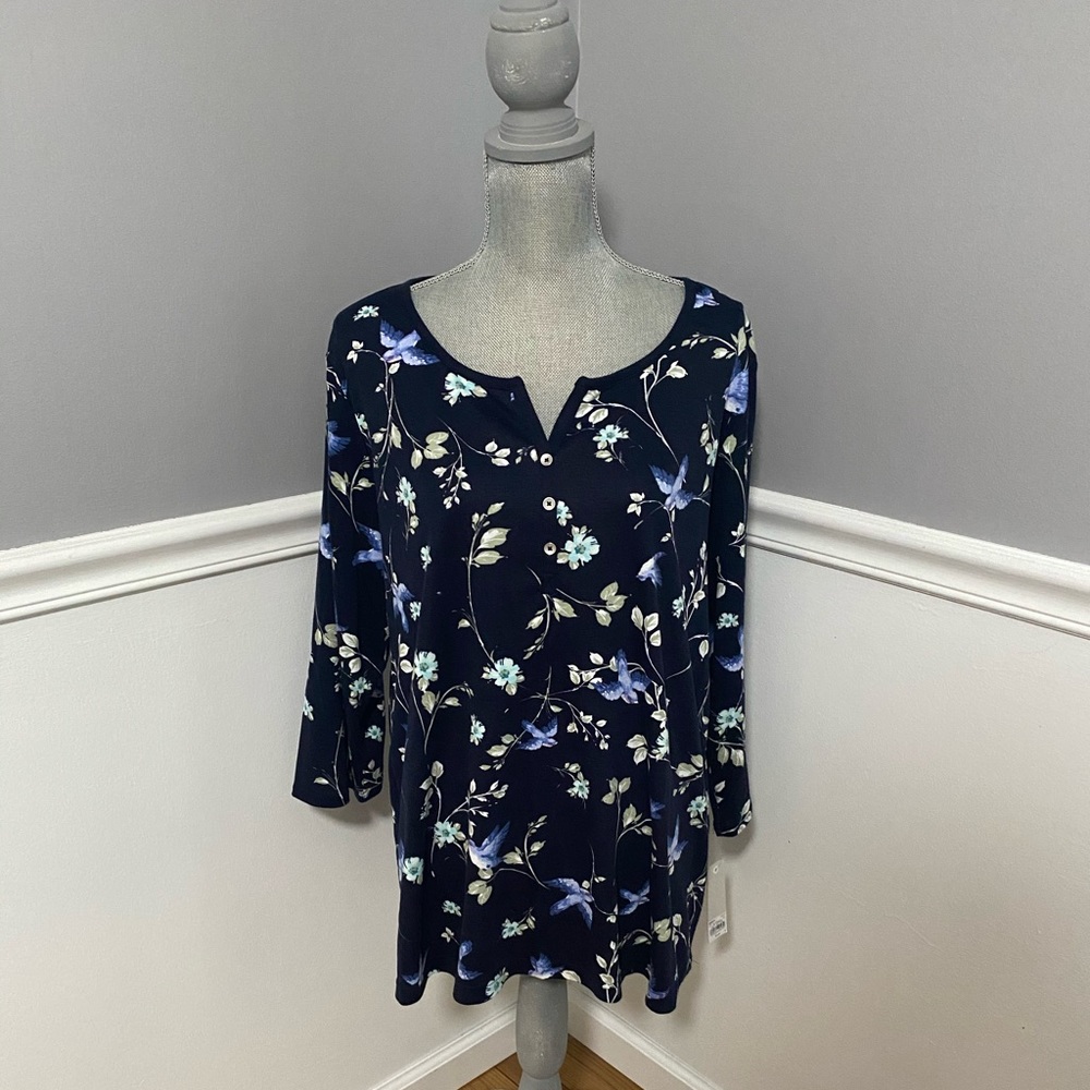 🆕 Women’s Croft & Barrow 3/4 length sleeve tee